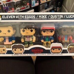 Funko Pop! Stranger Things 8-Bit Eleven With Eggos/Mike/Dustin/Lucas